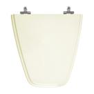 Assento Laqueado Plaza Bege Claro Tampa Ideal Standard MDF