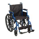 Assento leve de 18" com tração em cadeira de rodas Medical Blue Streak