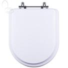 Assento Madeira Laqueada p/ Bacia Carrara/Nuova/LK/Level Branco/CR Tomdo