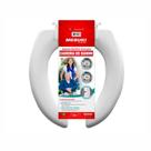 Assento oval para cadeira de banho aberta