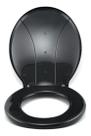 Assento Para Vaso Sanitário Universal Oval Cor Preto