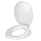 Assento Para Vaso Sanitário Universal Resistente De Plástico Branco Assento Para Vaso Sanitário Universal Resistente De Plástico Branco