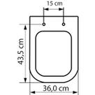 Assento Piano Termofixo Soft Close Preto Fosco PITF94SC