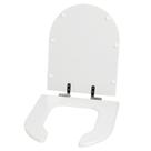 Assento Poliéster Laminado Luna Medic Branco Tampa para Vaso Icasa
