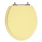 Assento Poliéster Laminado Oval Biscuit Tampa de Vaso Marcas