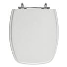 Assento Poliéster Laminado Stylus Cinza Claro Tampa para Vaso Celite