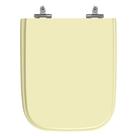 Assento Poliéster Laminado Tivoli Bege Tampa para Vaso Ideal Assento Poliéster Laminado Tivoli Bege Tampa para Vaso Ideal