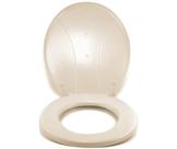 Assento Premium Para Vaso Sanitário Universal Oval Areia