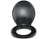 Assento Premium Para Vaso Sanitário Universal Oval Preto