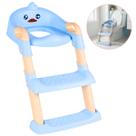 Assento Redutor Infantil Pintinho Azul Para Crianças Com Escada - Castela