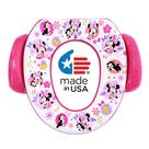Assento redutor para vaso sanitário Ginsey Minnie Mouse Soft com alças Easy Grip Assento redutor para vaso sanitário Ginsey Minnie Mouse Soft com alças Easy Grip