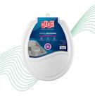 Assento Sanitário Almofadado Branco Oval Herc Suporta 130kg