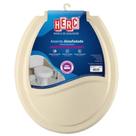 Assento Sanitário Almofadado de Vaso Oval Universal Bege Herc 2388