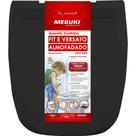 Assento Sanitário Almofadado Linea Fit Preto Mebuki