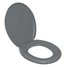 Assento Sanitário Almofadado Oval Cinza 1 TPK/AS*CZ1 Astra Assento Sanitário Almofadado Oval Cinza 1 TPK/AS*CZ1 Astra