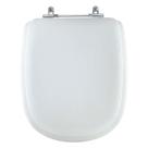 Assento Sanitario Almofadado Paris Branco para vaso Ideal Standard