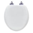 Assento Sanitário Almofadado Soft Close Flamingo Branco para Vaso Incepa 6lpf