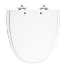 Assento Sanitário Aloha Branco Tampa para Vaso Celite em Madeira Laqueada Assento Sanitário Aloha Branco Tampa para Vaso Celite em Madeira Laqueada