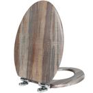 Assento sanitário Angol Shiold Elongated Wood Quiet Close