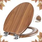 Assento sanitário Angol Shiold Molded Wood Quiet Close Alongado