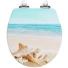 Assento sanitário Angol Shiold Round Molded Wood Quiet Close