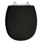 Assento Sanitário Aspen Ébano (Preto) para vaso Deca
