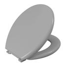 Assento Sanitário Astra Oval Almofadado Cinza 2 TPK/AS*CZ2