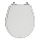 Assento Sanitário Avalon Cinza Claro Tampa para Vaso Ideal de Madeira Laqueada - SB