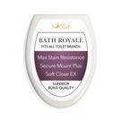 Assento Sanitário Bath Royale BR501-01 de Alta Resistência com Fechamento Suave