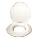 Assento sanitário Big John 2CR Oversize Cream Heavy Duty 6cm Lift Assento sanitário Big John 2CR Oversize Cream Heavy Duty 6cm Lift