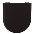Assento Sanitário Calypso Preto Tampa para Vaso Incepa de Madeira Laqueada - SB Assento Sanitário Calypso Preto Tampa para Vaso Incepa de Madeira Laqueada - SB
