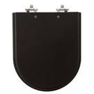 Assento Sanitário Carrara Ébano (Preto) Tampa para Vaso Deca de Madeira Laqueada Assento Sanitário Carrara Ébano (Preto) Tampa para Vaso Deca de Madeira Laqueada