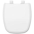 Assento Sanitário Celite Fit Versato Convencional Branco Tampa de Vaso Anatômico Resistente Polipropileno Compatível Fit Plus, Eternit Arcus, Mga