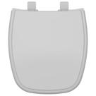 Assento Sanitário Celite Fit Versato Convencional Cinza Tampa de Vaso Anatômico Resistente Polipropileno Compatível Fit Plus, Eternit Arcus, Mga