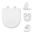 Assento Sanitário Celite Riviera Smart Nexo Tupan Soft Close Polipropileno Anatômico Ajustável Fácil Limpeza Compatível Incepa Neo Docol Liss Lift