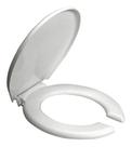 Assento Sanitário Com Abertura Especial Com Tampa p/ Cadeira de Banho Cipla Cor Branco