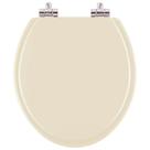 Assento Sanitario com Amortecedor Convencional Oval Bone (bege claro) para vaso Incepa