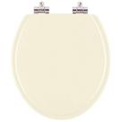 Assento Sanitario com Amortecedor Convencional Oval Pergamon (bege claro) para vaso Celite Assento Sanitario com Amortecedor Convencional Oval Pergamon (bege claro) para vaso Celite
