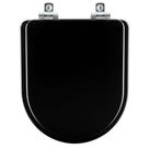 Assento Sanitário com Amortecedor Omega Ébano (Preto) para vaso Deca Assento Sanitário com Amortecedor Omega Ébano (Preto) para vaso Deca
