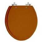 Assento Sanitário Convencional Oval Caramelo Universal Tampa Vaso Deca-Incepa-Celite-Ideal-Roca