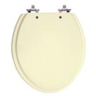 Assento Sanitário Convencional Oval Creme Universal Tampa Vaso Deca-Incepa-Celite-Ideal