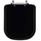 Assento Sanitário Debba Onix (Preto Fosco) para vaso Roca