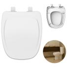 Assento Sanitário Deca Monte Carlo Tupan Polipropileno Anatômico Compatível Eternity Turin Design Moderno Resistente Sustentável Fácil Limpeza Durável