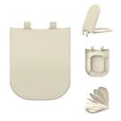 Assento Sanitário Deca Quadra Axis Polo Unic Soft Close Tupan Compatível Roca Gap Amortecedor Anatômico Polipropileno Branco