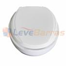 Assento Sanitário Elevado 13,5 cm Almofadado com tampa