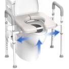 Assento sanitário elevado Agrish ajustável Heavy Duty 400 libras