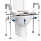Assento sanitário elevado CareCrew Stand Alone com alças de 400 libras