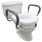 Assento Sanitário Elevado Carex E-Z Lock com Alças de 5 Polegadas
