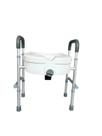 Assento Sanitario Elevado Com Barra De Apoio Lateral Pro18