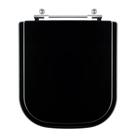 Assento Sanitário Elite Preto para vaso Celite